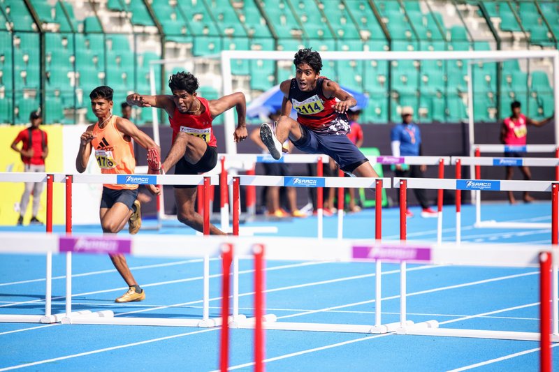 CM Trophy 2024 - Action from the 110m hurdles competition on Sunday (1)