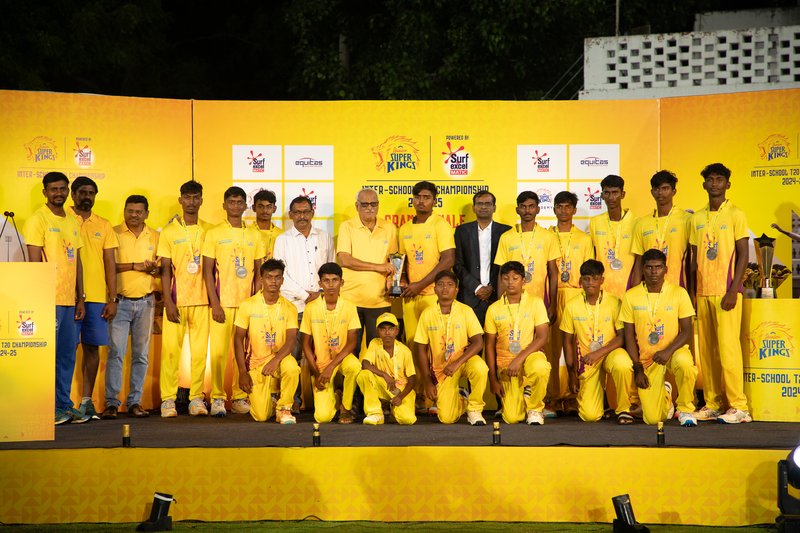 Junior Super Kings final Runner Up Sri Jayendra SGJ