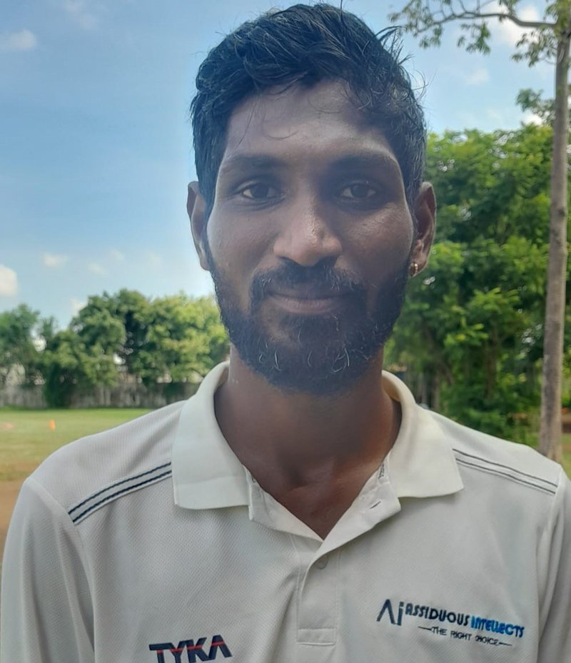 K Prasath Kumar, C Appaiah Chettiar MCC, 5 for 53