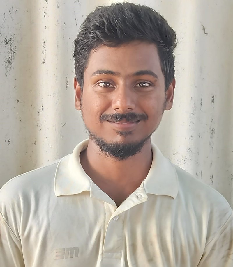 P V Ravi Theja, Prasad CC, 5 for 63