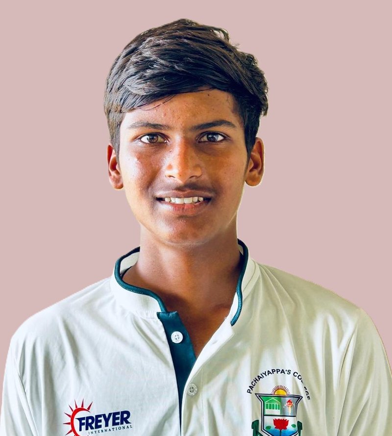 R. Krithick Babu, Triplicane SC,  6 for 17 incl hat-trick