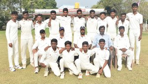 Winners of TNCA Inter Districts U-16 Tournament for PR Thevar Trophy 2024-25 (Salem)